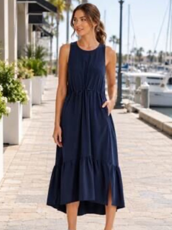 Zella Dresses & Skirts - Zella Pursuit Tiered Midi Dress